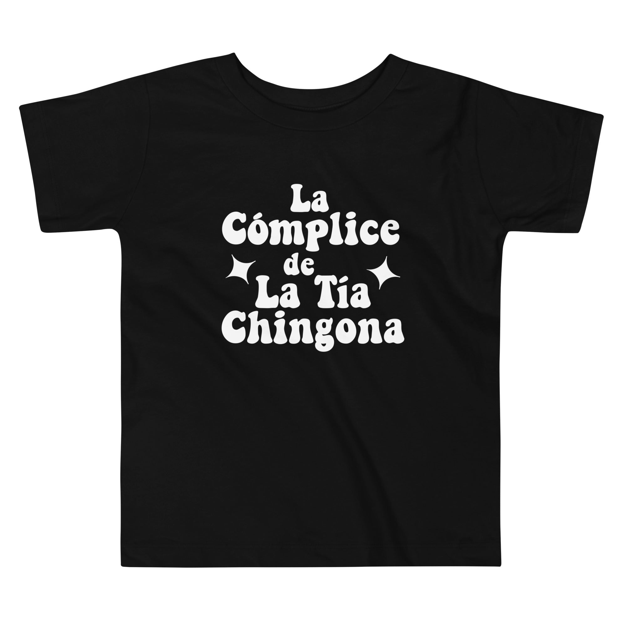 La cómplice de la Tía Chingona Toddler Short Sleeve Tee – Chingona Inc