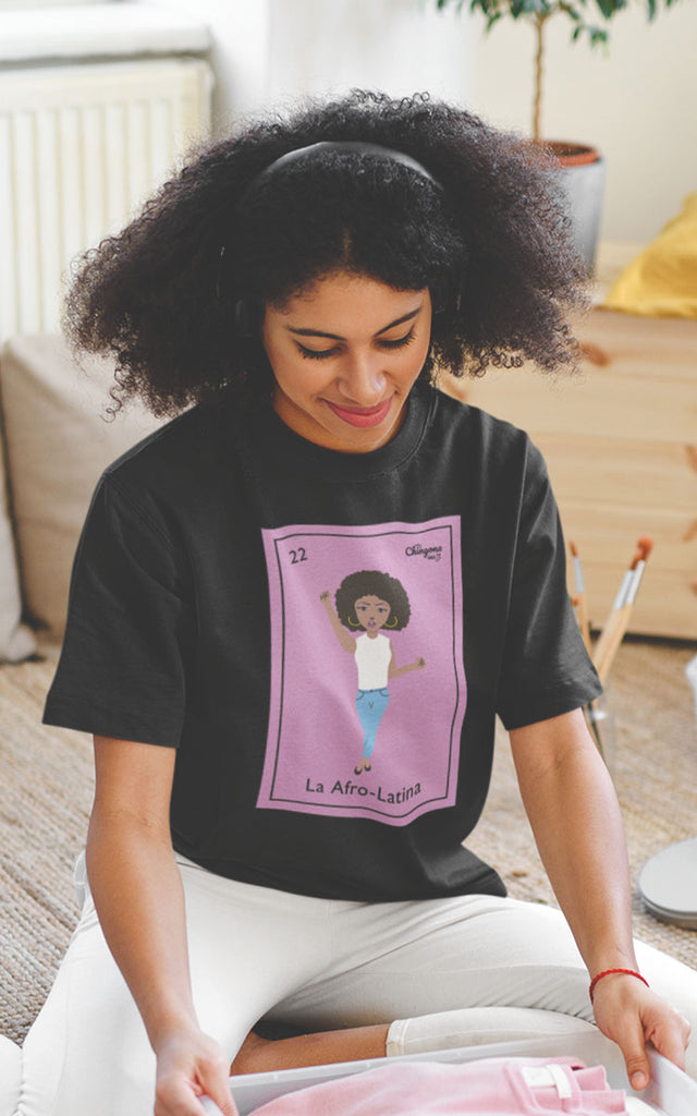 La Afro-Latina Mexican Loteria T-Shirt – Chingona Inc