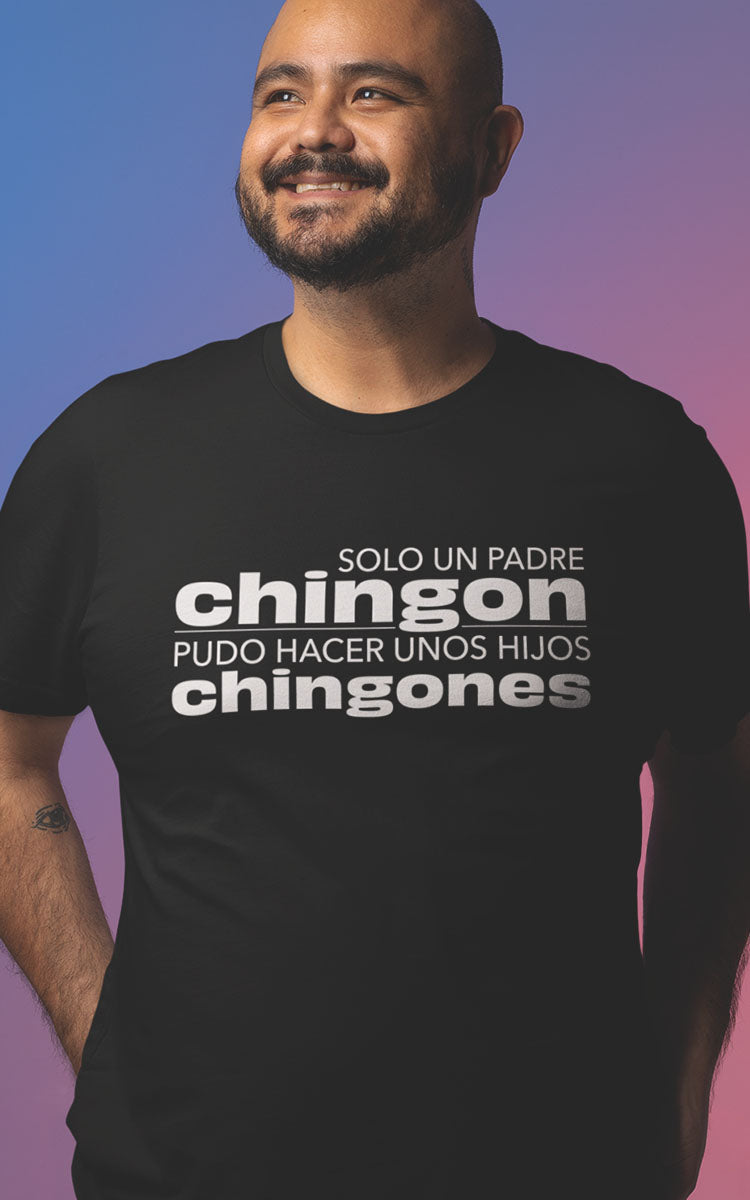  Soy Un Papa Chingon Camiseta PARA DIA DE LOS PADRES T-Shirt :  Clothing, Shoes & Jewelry